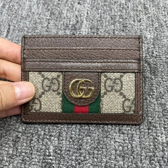Gucci Accessories - 100% Authentic Gucci Ophidia GG Card Case Wallet